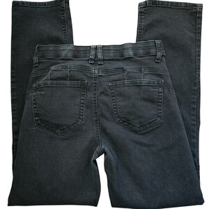 Angels Women's Sculpt Mini Boot Jeans in Black